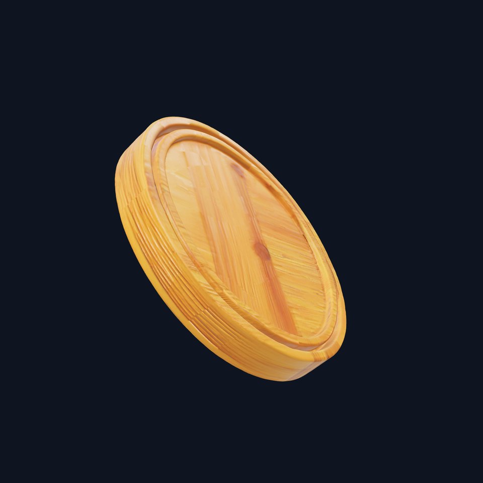 Round Wooden Coaster Model Pack